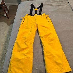 686 Yellow and Black Snow Pants